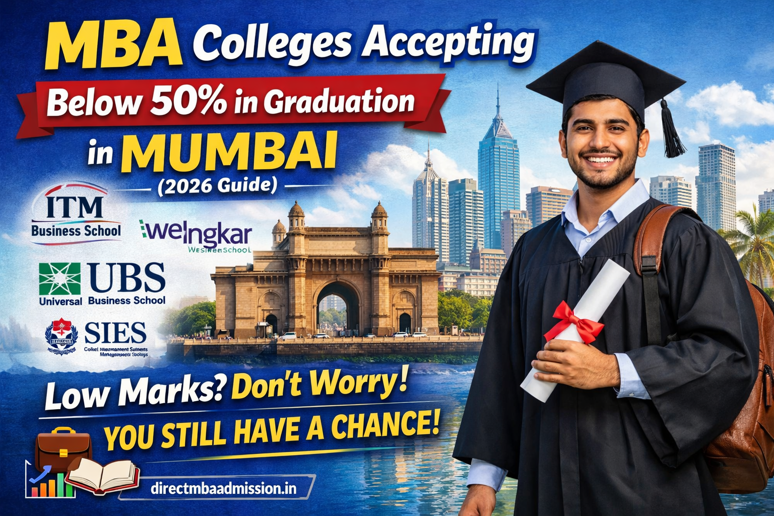 MBA Colleges Accepting Below 50% in Graduation in Mumbai (2026 Guide)